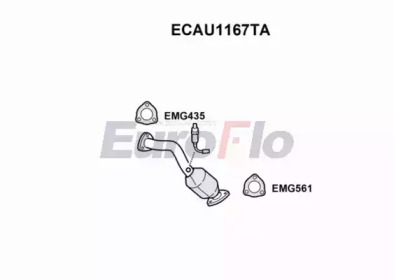 Катализатор (EuroFlo: ECAU1167TA)