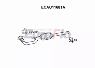 Катализатор (EuroFlo: ECAU1168TA)