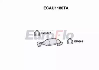 Катализатор (EuroFlo: ECAU1180TA)