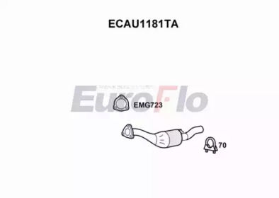 Катализатор (EuroFlo: ECAU1181TA)