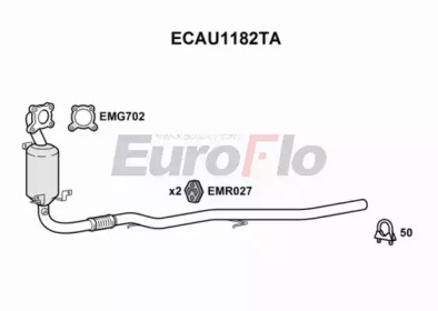 Катализатор (EuroFlo: ECAU1182TA)