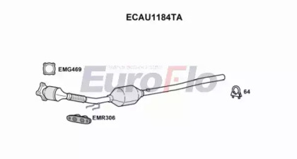 Катализатор (EuroFlo: ECAU1184TA)