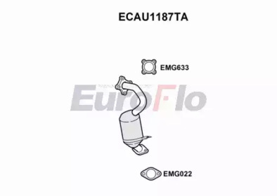 Катализатор (EuroFlo: ECAU1187TA)