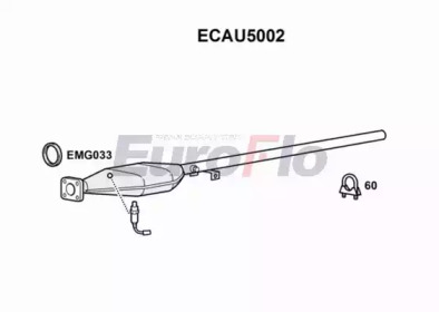 Катализатор (EuroFlo: ECAU5002)