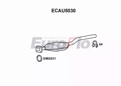 Катализатор (EuroFlo: ECAU5030)