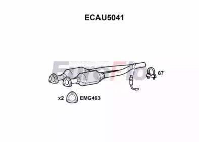 Катализатор (EuroFlo: ECAU5041)