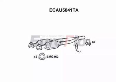 Катализатор (EuroFlo: ECAU5041TA)