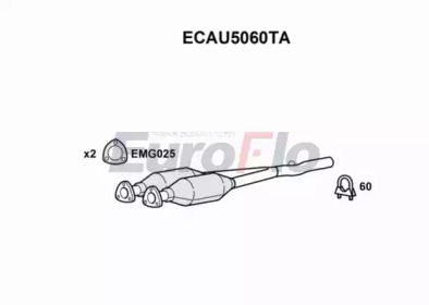 Катализатор (EuroFlo: ECAU5060TA)