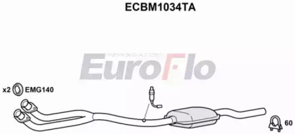 Катализатор (EuroFlo: ECBM1034TA)