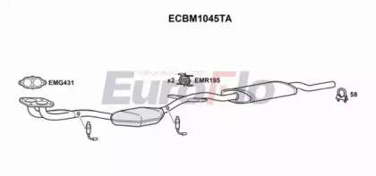 Катализатор (EuroFlo: ECBM1045TA)