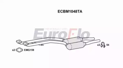 Катализатор (EuroFlo: ECBM1048TA)