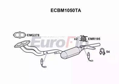 Катализатор (EuroFlo: ECBM1050TA)