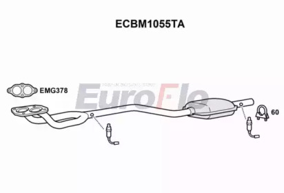 Катализатор (EuroFlo: ECBM1055TA)