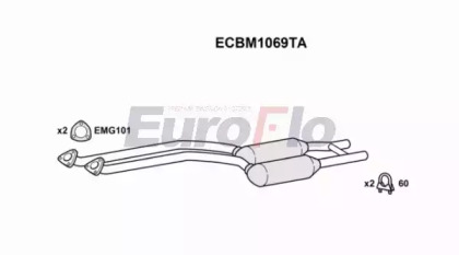 Катализатор (EuroFlo: ECBM1069TA)