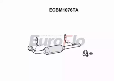 Катализатор (EuroFlo: ECBM1076TA)