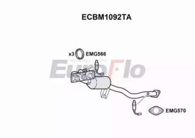 Катализатор (EuroFlo: ECBM1092TA)