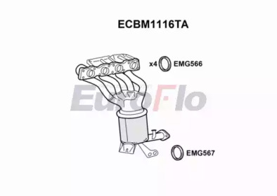 Катализатор (EuroFlo: ECBM1116TA)