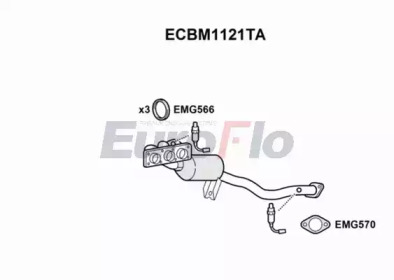 Катализатор (EuroFlo: ECBM1121TA)