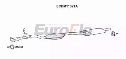 Катализатор (EuroFlo: ECBM1132TA)