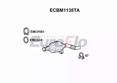 Катализатор (EuroFlo: ECBM1135TA)