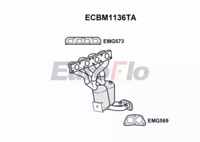 Катализатор (EuroFlo: ECBM1136TA)