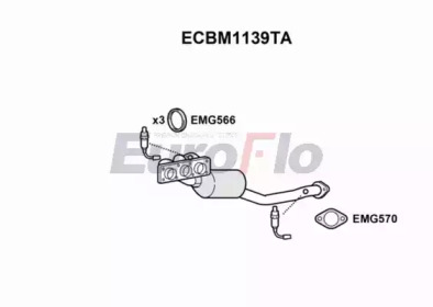 Катализатор (EuroFlo: ECBM1139TA)