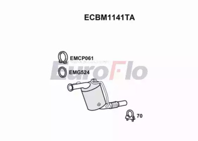 Катализатор (EuroFlo: ECBM1141TA)