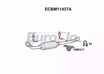 Катализатор (EuroFlo: ECBM1143TA)