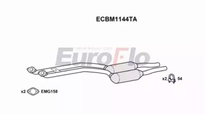 Катализатор (EuroFlo: ECBM1144TA)