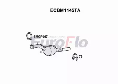 Катализатор (EuroFlo: ECBM1145TA)