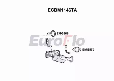 Катализатор (EuroFlo: ECBM1146TA)