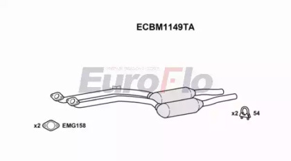 Катализатор (EuroFlo: ECBM1149TA)