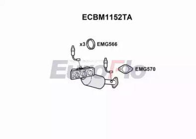 Катализатор (EuroFlo: ECBM1152TA)