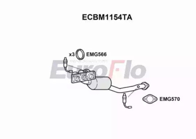 Катализатор (EuroFlo: ECBM1154TA)