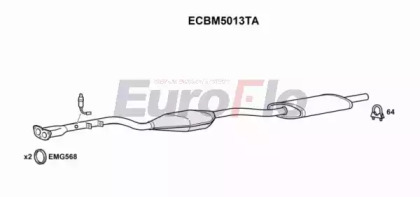 Катализатор (EuroFlo: ECBM5013TA)