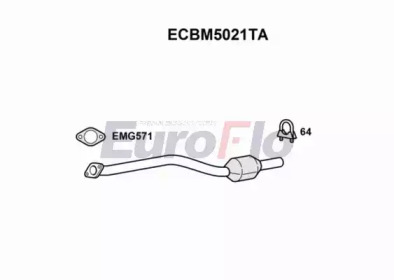 Катализатор (EuroFlo: ECBM5021TA)