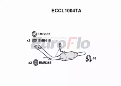 Катализатор (EuroFlo: ECCL1004TA)