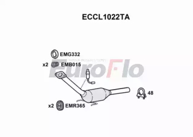 Катализатор (EuroFlo: ECCL1022TA)