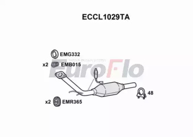 Катализатор (EuroFlo: ECCL1029TA)