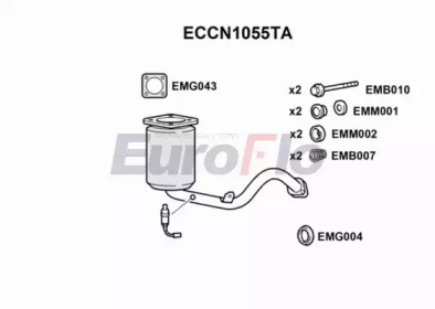 Катализатор (EuroFlo: ECCN1055TA)