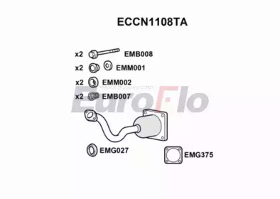 Катализатор (EuroFlo: ECCN1108TA)