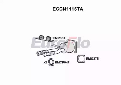 Катализатор (EuroFlo: ECCN1115TA)