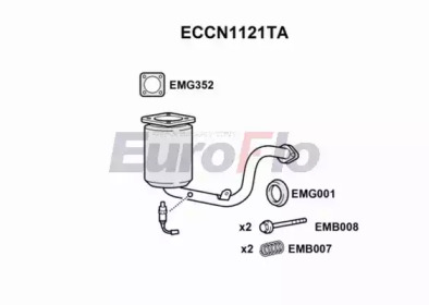 Катализатор (EuroFlo: ECCN1121TA)