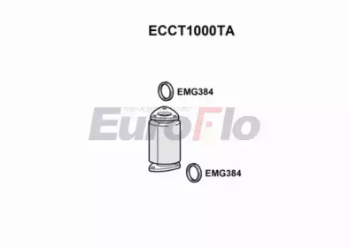 Катализатор (EuroFlo: ECCT1000TA)