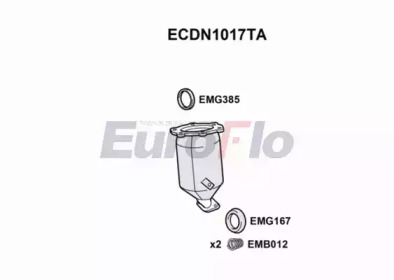 Катализатор (EuroFlo: ECDN1017TA)