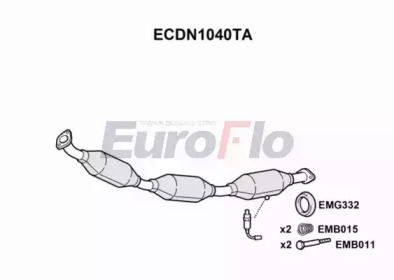 Катализатор (EuroFlo: ECDN1040TA)