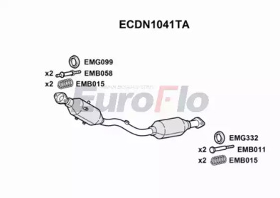 Катализатор (EuroFlo: ECDN1041TA)