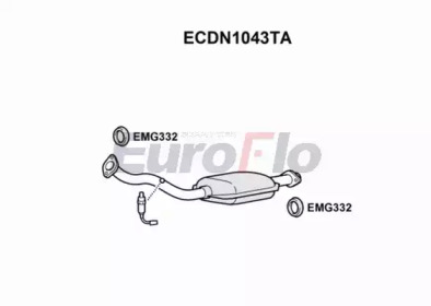 Катализатор (EuroFlo: ECDN1043TA)