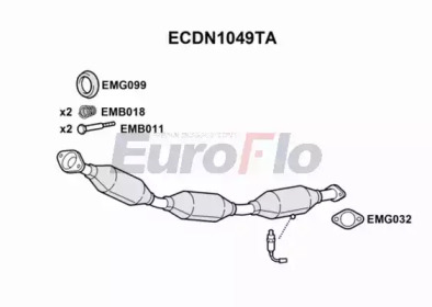 Катализатор (EuroFlo: ECDN1049TA)