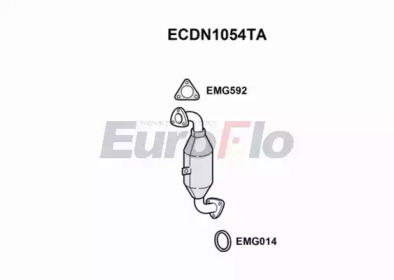 Катализатор (EuroFlo: ECDN1054TA)